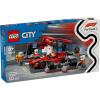 Конструктор LEGO City Питстоп и механици от F1 с кола Ferrari 60443
