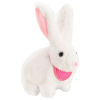 Музикална плюшена играчка Raya Toys Ходещо зайче със светещи уши