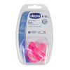 Залъгалка CHICCO Physio Soft силикон 6-12м, 1 бр момиче