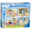 Пъзели Ravensburger Bluey, 4 бр., 12-24 ч.