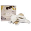 Плюшена играчка Doudou Happy Wild, Заек, 25 см, Бежов