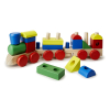 Дървен влак низанка Melissa and Doug 10572