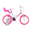 Детско колело бяло Dino Bikes Little Heart 14“