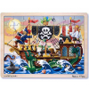 Дървен пъзел Melissa and Doug Пирати 48 части 13800