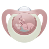 Силиконова залъгалка Nuk First Choice Night, 6-36 м.
