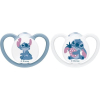Силиконови залъгалки Nuk Perfect Match Air Disney Stitch с кутийка, 6-18м. 2 бр.  