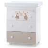 Детски скрин Italbaby DOLCI COCCOLE 3ч. с вана и повивалник White/Dove Grey