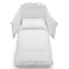 Спален комплект Italbaby MAGNIFIQUE LUX Pony 4ч. 70х130 бял с обиколник