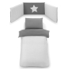 Спален комплект Italbaby OSLO 4 ч. Star Grey с обиколник