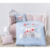 Бебешки спален комплект Kikka Boo Bunnies, с обиколник, 6 части, 70 х 140 см.