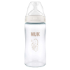 Стъклено бебешко шише Nuk Perfect Match+ Temperature Control Sea Horse, 3м+, 240 мл.