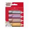 Текст маркер Faber-Castell 1546 металик 4 цвята