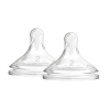 Биберони Dr.Brown's за шишета Wide-Neck Options+ 3м.+ 2бр.
