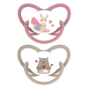 Залъгалки NIP Butterfly, 0-32 месеца, 2 бр., каучук