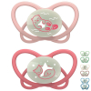 Залъгалки NIP My Butterfly Night Green с кутийка етап 3, 16-32 месеца, Светещи в тъмното, 2 бр. 