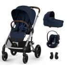 Бебешка количка 4 в 1 Cybex Balios S Lux 2025 Ocean Blue 1.100,81 €/2 153,00 лв.