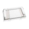 Повивалник текстилен Italbaby White/Dove Grey, 51 х 73 см