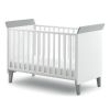 Бебешка кошара Italbaby CONTEMPORARY Осн. цвят бял + доп. цвят Grey
