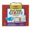 Комплект за рисуване с магнити Melissa&Doug Динозаври 41321