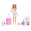 Кукла Mattel Barbie Travel Malibu, с аксесоари