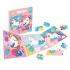  Магнитен пъзел 2 в 1 Raya Toys Еднорози в книжка, 2х20 ч. 