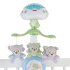 Музикална въртележка за кошара, легло и количка Fisher Price Мечета пеперуди 3в1