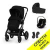 Пакет с бебешка количка 4 в 1 Cybex Talos S Lux + кош + стол Cloud G i-Size и адаптери, Пакет с отстъпка №198