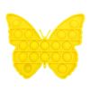 Анти-стрес игра Pop It Fidget Пеперуда, Жълт