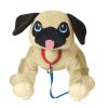 Плюшен любимец Peppy Pets за разходка навън - кученце Мопс
