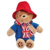 Плюшена играчка Union Jack Paddington с шал с британско знаме, 31 см.