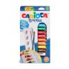 Tемперни бои CARIOCA с палитра и четка, 12 цвята