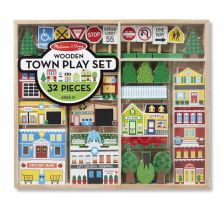 Дървен град комплект Melissa and Doug 14796