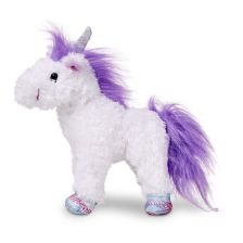 Плюшен еднорог Melissa and Doug бял 17572