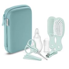 Комплект Грижа за бебето Philips AVENT SCH401/00 с 9 принадлежности за хигиената и здравето на бебето в красив несесер
