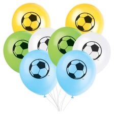 Комплект балони Unique 3D Soccer 8бр. 30см.