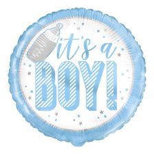 Фолиев балон Unique “It`s a Boy“ 45 см.