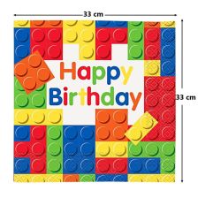 Салфетки Unique Building Blocks 16бр. 33 x 33 cm