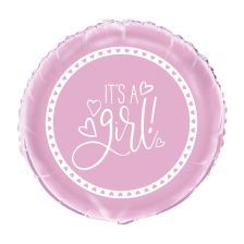 Фолиев балон Unique “It`s a Girl!“ 45 см.