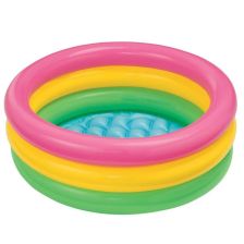 Надуваем басейн INTEX 86смх23см голям