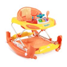 Проходилка-люлка Lorelli W1224CE с евробаза Оранжева