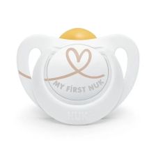 Биберон залъгалка NUK STAR каучук 0-6мес. 1бр. + box