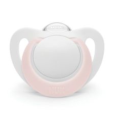 Ортодонтична залъгалка силиконова Nuk Star  0-6м. 1бр.