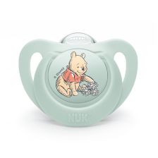 Ортодонтична залъгалка силиконова Nuk МЕЧО ПУХ 6-18 мес. 1бр