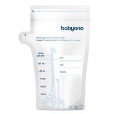 Торбички за съхранение на кърма BabyOno 180мл 30бр, 1084
