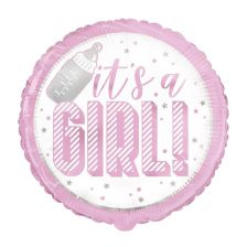 Фолиев балон Unique “It`s a Girl“ 45 см.