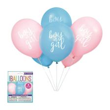 Балони комплект Unique “Boy or Girl“ 8бр. 30 см.