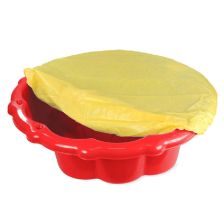 Пясъчник Mochtoys с покривало червен