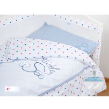 Спален комплект Baby Matex 3 части Twinkle star с обиколник 0281, 47 Многоцветен