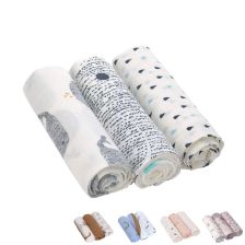 Комплект бебешки пелени Lassig Heavenly Soft Swaddle, 80х80 см.