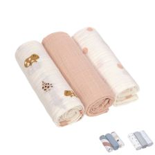 Комплект бебешки пелени Lassig Swaddle & Burp, 85х85 см.